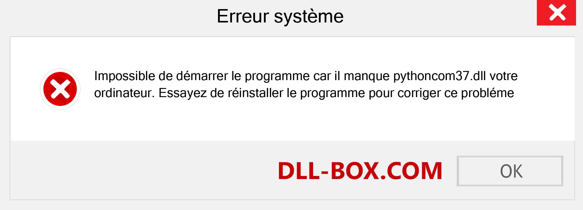 Le fichier pythoncom37.dll est manquant ?. Télécharger pour Windows 7, 8, 10 - Correction de l'erreur manquante pythoncom37 dll sur Windows, photos, images